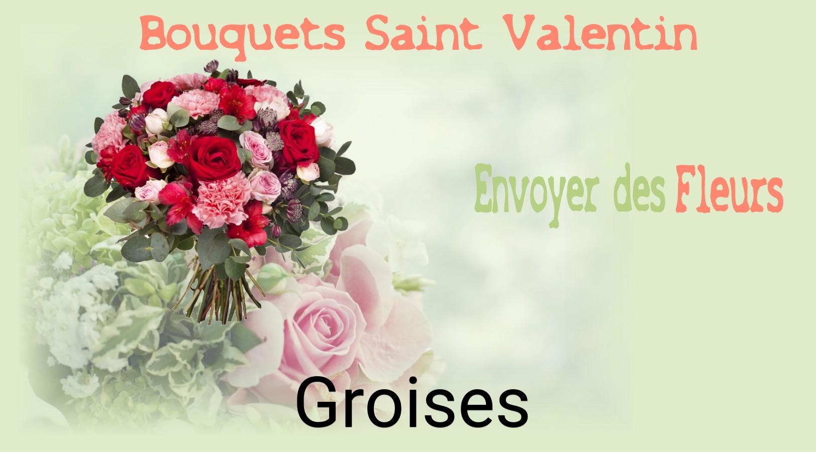Roses de Saint-Valentin livrées à Groises
